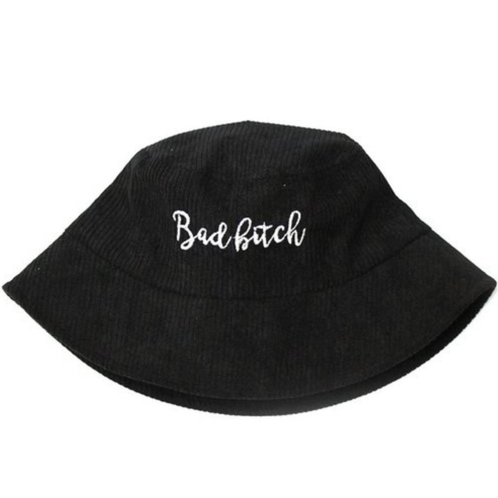 Bad Bitch Corduroy Bucket Hat